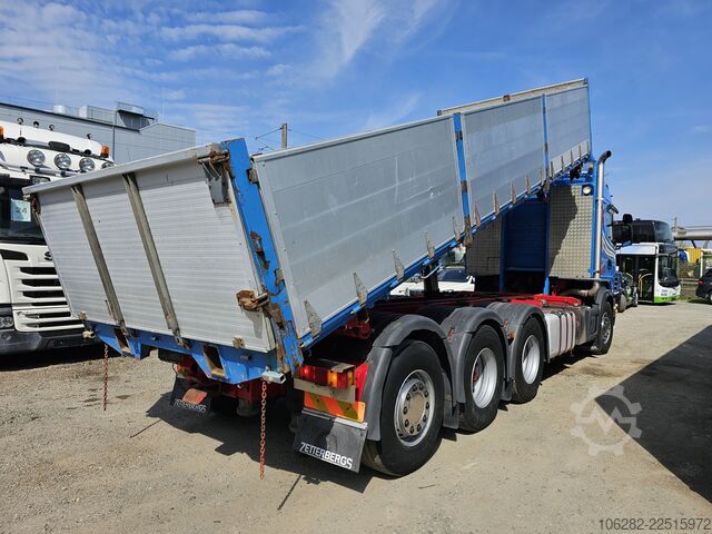 Three-sided tipper truck SCANIA R500LB8X4*4HNB Dreiseitenkipper 18cubic