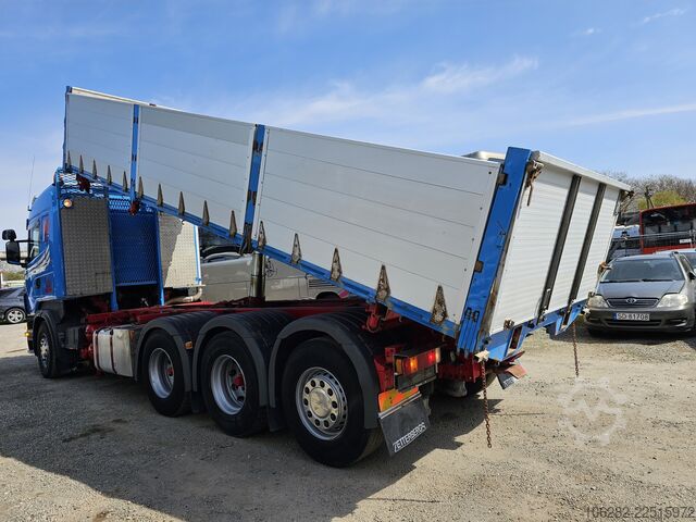 Three-sided tipper truck SCANIA R500LB8X4*4HNB Dreiseitenkipper 18cubic