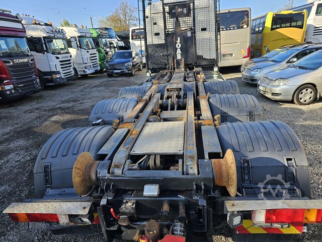 Roll-off tipper truck SCANIA R480LB 8X4*4HHA MOTORSCHADEN! 3-Pedal J