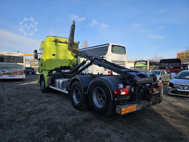 Roll-off tipper truck SCANIA R500 LB6X2HHZ, RETARDER Blatt/Blatt 3xPi