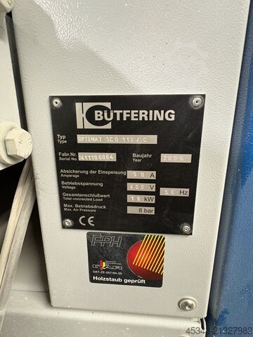 Breitbandschleifmaschine BÜTFERING SCO 113