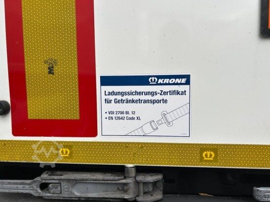 Kofferauflieger KRONE SE/DA03  DRYLINER 1-ACHS KOFFERAUFLIEGER, DOPPELSTOCK, HECKABSTüTZUNG