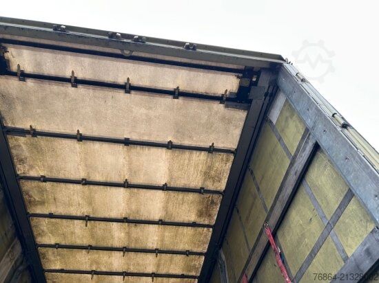 Flatbed truck with tarp SCANIA P 250 4X2, EDSCHA-VERDECK, VOLL-LUFT, E6, JUMBO