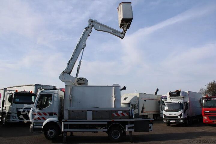 Hebebühne Renault Midlum 220 + manual + 16 meter