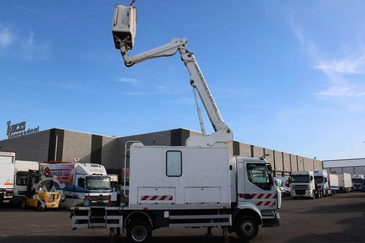 Hebebühne Renault Midlum 220 + manual + 16 meter