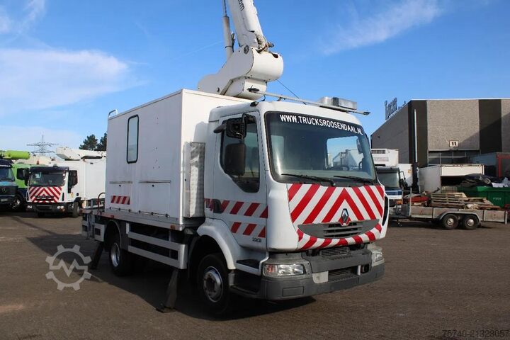 Hebebühne Renault Midlum 220 + manual + 16 meter