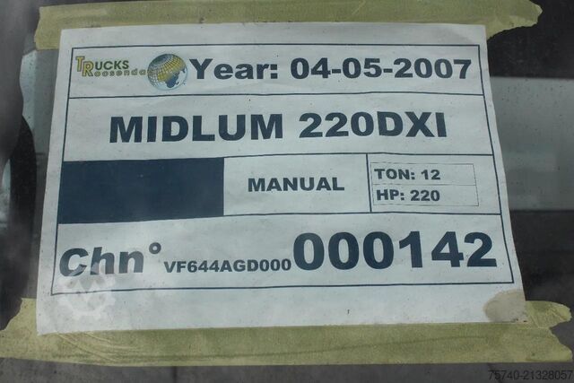 Hebebühne Renault Midlum 220 + manual + 16 meter
