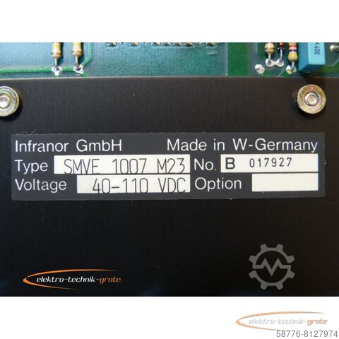 Komponente Infranor SMVE 1007 M23 Karte