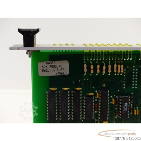 Component  Kadia SPK 2000.40 EAU0100022 uer. + Analog SN 47298ETG