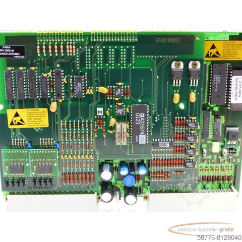 Component  Kadia SPK 2000.40 EAU0100022 uer. + Analog SN 47303ETG