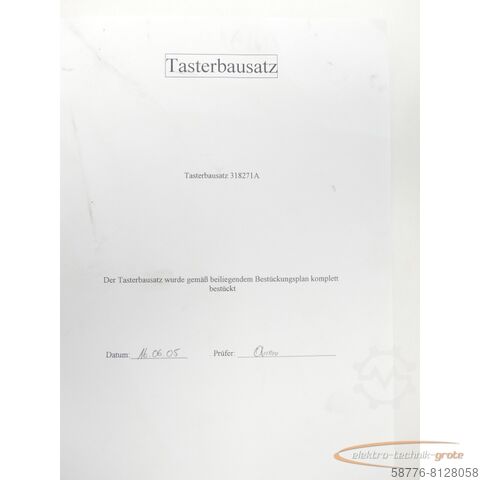 Component  Klingelnberg Tasterbausatz 318271A - ! -