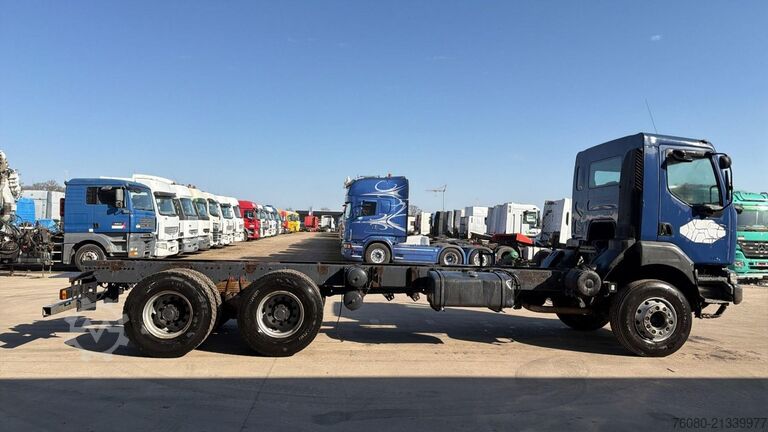 Chassis cab Renault Kerax 370 (LAMES / GRAND PONT / STEEL SUSP. / P...