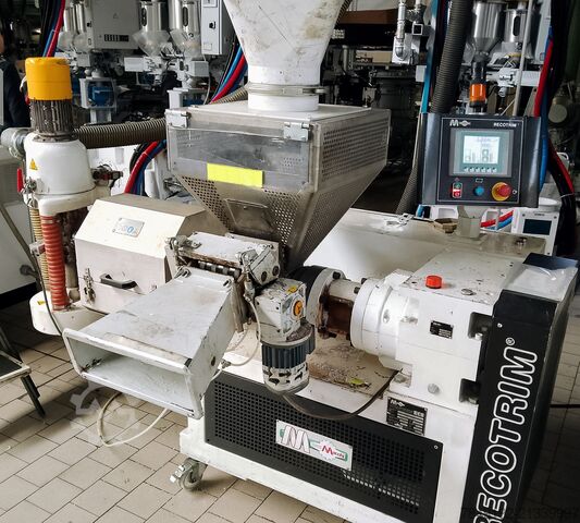 Re-pelletizing line for inline recycling Macchi Recotrim ES 472