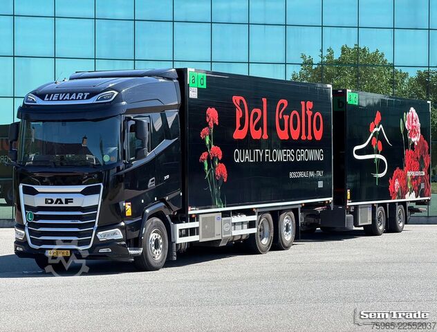 Kühlkoffer-LKW DAF XG 480 EURO 6E FAR 50 CC COMBI FLOWER WIDE CARRI