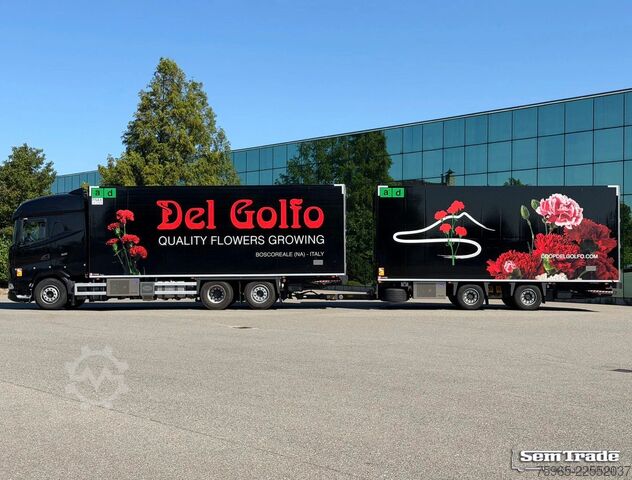 Kühlkoffer-LKW DAF XG 480 EURO 6E FAR 50 CC COMBI FLOWER WIDE CARRI