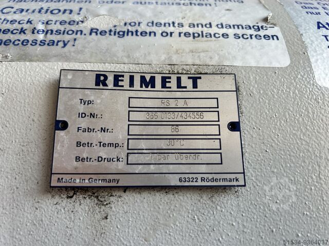 Inline sifter Reimelt RS2A