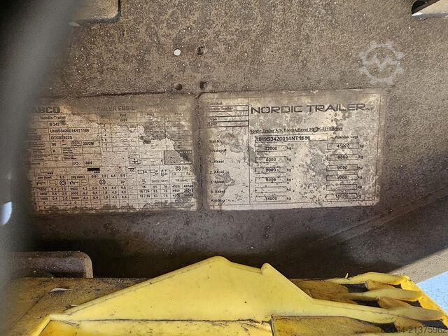 2014 NORDIC S342 sliding roof | hardwooden floor | Saf disc| Galvanised chassis. | 2000 kg loading l NORDIC S342 sliding roof | hardwooden floor | Saf disc...