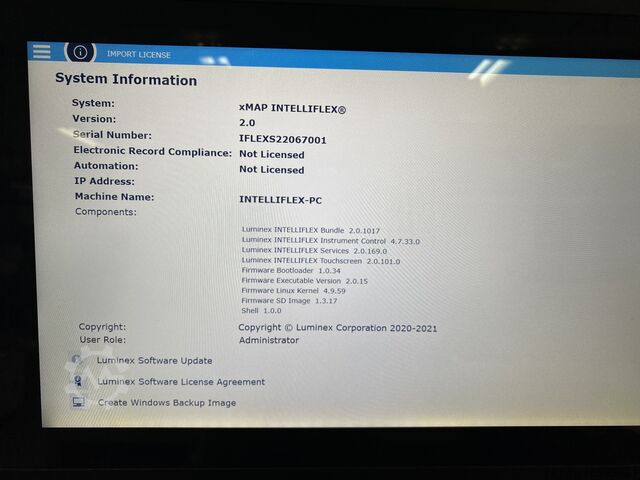 Protein, nucleic acid analysis Thermo Fisher Scientific Luminex xMAP INTELLIFLEX System