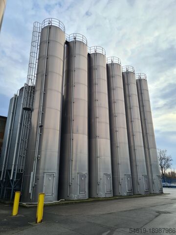 2 x 115 m³ Lagersilo aus Aluminium  