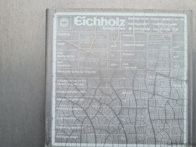 2 x 115 m³ Lagersilo aus Aluminium  