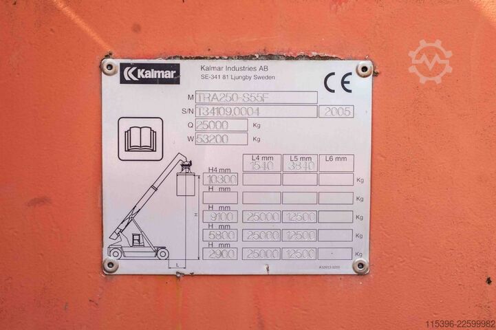 Vollcontainer Reachstacker Kalmar TRA250-S55F (RT240) - 4x4 - with CE !!!