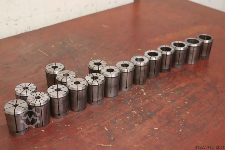 Spannzangenhülsen 17 Stück unbekannt Ø 10-40 mm