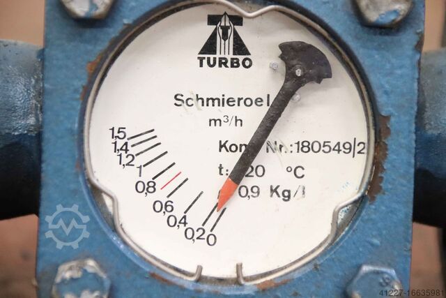 Lubricating oil flow meter Turbo 0 bis 1,5 m³/h DN 25