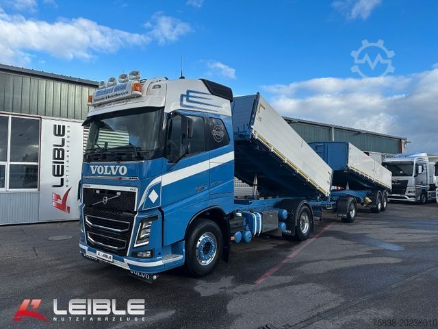 Tipper truck VOLVO FH 16-750*Globe*Komplettzug*Retarder*1a Zustand