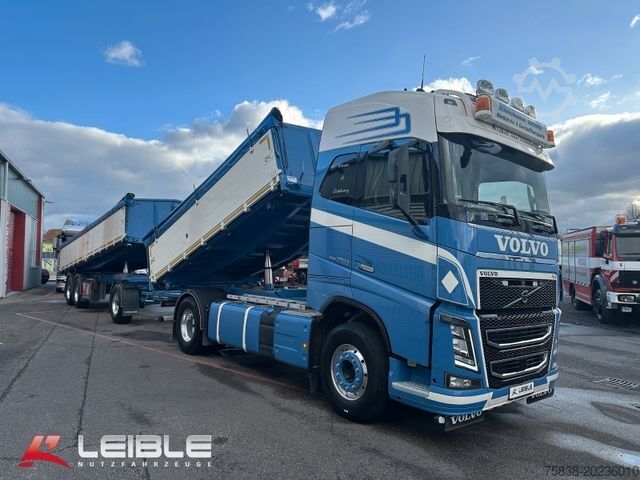 Tipper truck VOLVO FH 16-750*Globe*Komplettzug*Retarder*1a Zustand