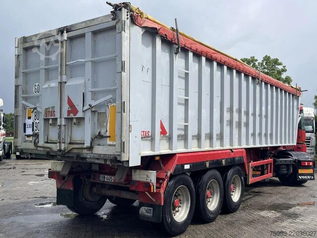 Kipper Stas Volume  40m3 3 axels spring, Alu