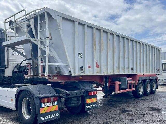 Kipper Stas Volume  40m3 3 axels spring, Alu