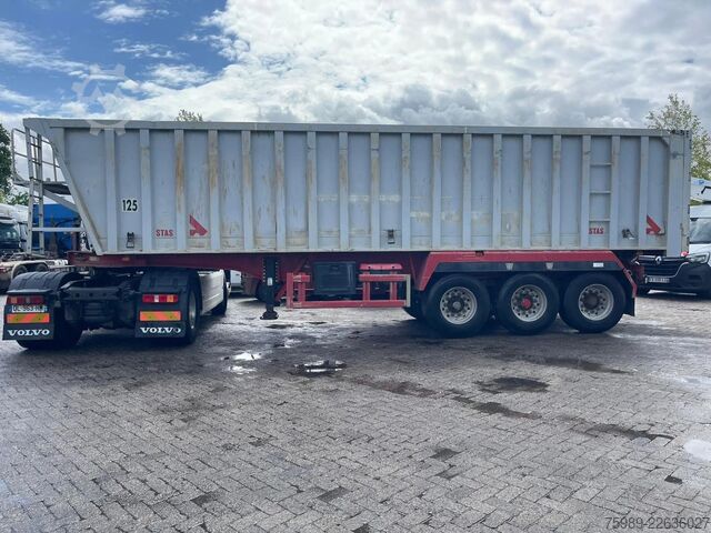 Kipper Stas Volume  40m3 3 axels spring, Alu