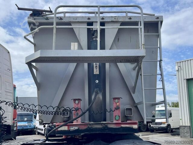 Kipper Stas Volume  40m3 3 axels spring, Alu