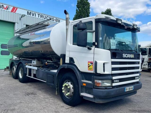Tankwagen Scania G 114 - 340  FOOD TANK RETARDER,  HYDRAULIC, PTO