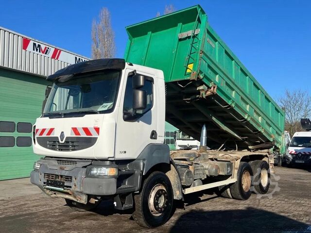 Tipper Renault Premium 320 6x4  PTO,  SPRING SUSPENSION, STEEL...