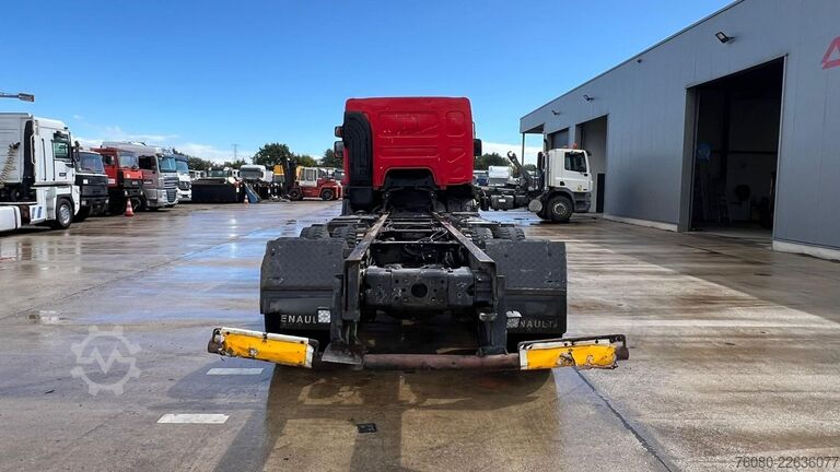 Fahrgestell mit Fahrerhaus Renault Kerax 450 DXI (BOITE MANUELLE / LAMES / GRAND P...
