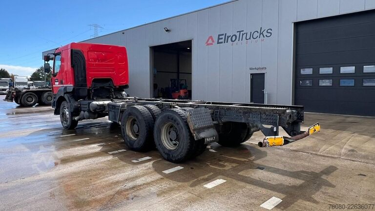 Fahrgestell mit Fahrerhaus Renault Kerax 450 DXI (BOITE MANUELLE / LAMES / GRAND P...