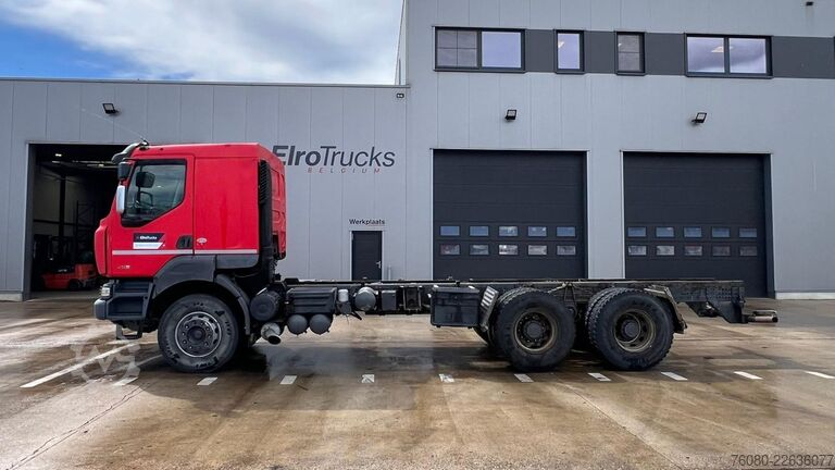 Fahrgestell mit Fahrerhaus Renault Kerax 450 DXI (BOITE MANUELLE / LAMES / GRAND P...