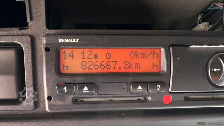 Fahrgestell mit Fahrerhaus Renault Kerax 450 DXI (BOITE MANUELLE / LAMES / GRAND P...