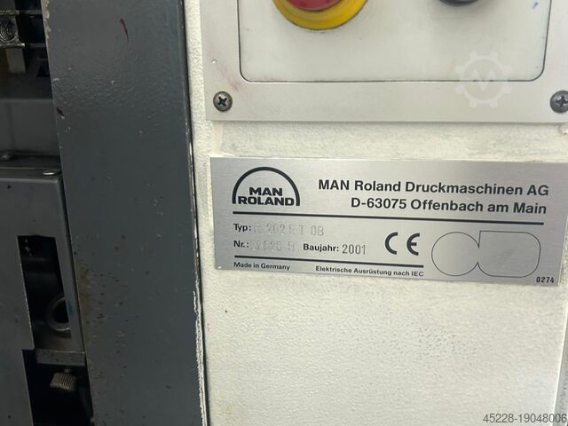 Sheetfed Offset Man Roland R 202 ET 0B