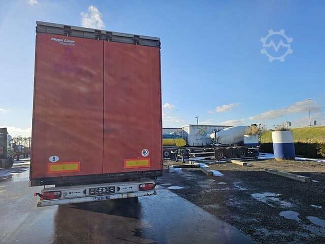 Curtain sided Krone Sd 27 |3 axle mega| nice chassis and tires.