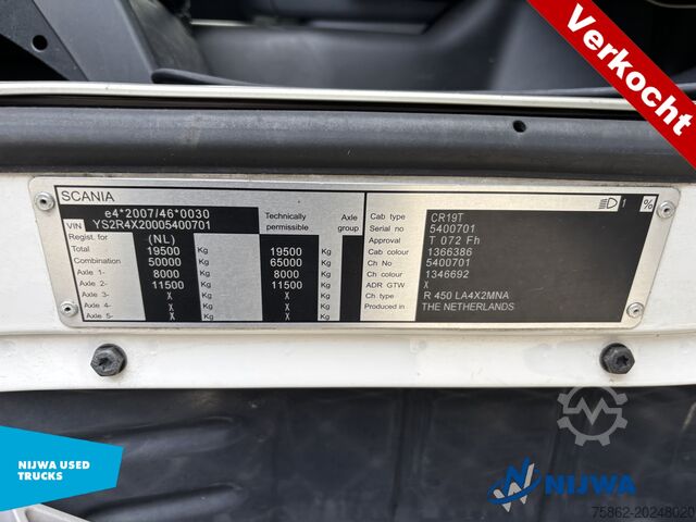 Standard-SZM Scania R450 4x2 SCR only + Retarder