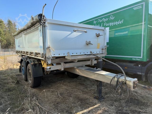 Three-way tipper trailer SCHMITZ CARGOBULL ZKI 18-4.9 Tandem 3-Seiten Kip Stahl  Alu Felgen