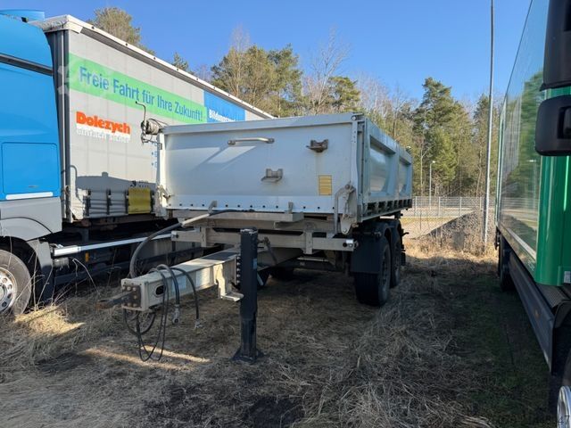 Three-way tipper trailer SCHMITZ CARGOBULL ZKI 18-4.9 Tandem 3-Seiten Kip Stahl  Alu Felgen