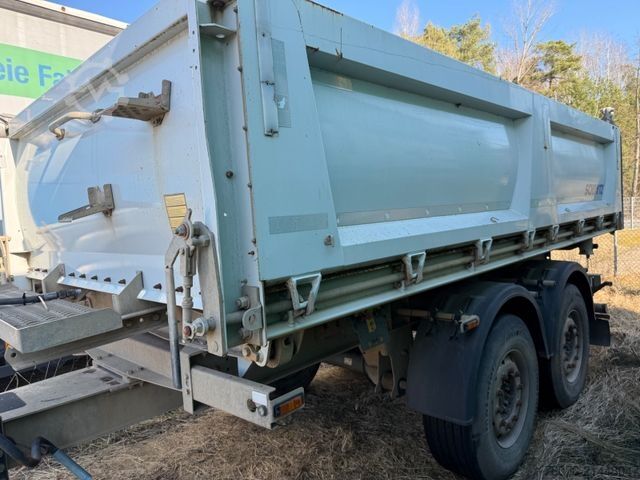 Three-way tipper trailer SCHMITZ CARGOBULL ZKI 18-4.9 Tandem 3-Seiten Kip Stahl  Alu Felgen