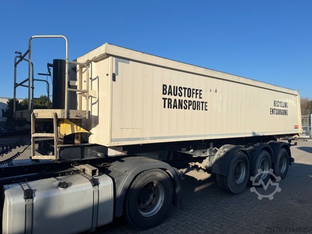 Tipper semitrailer LANGENDORF SKA 24/30  ALU Mulden Kipper  26m³  Liftachse