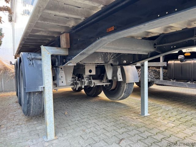 Tipper semitrailer LANGENDORF SKA 24/30  ALU Mulden Kipper  26m³  Liftachse