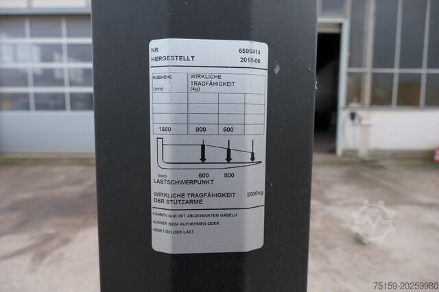 Hochhubwagen bt SWE 080L