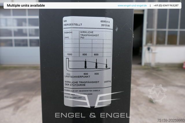 Hochhubwagen bt SWE 080L