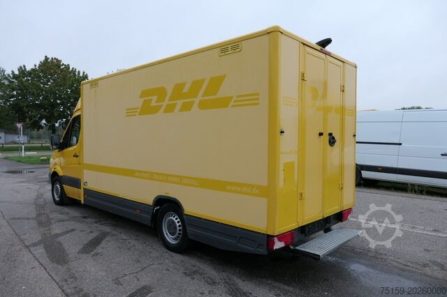 Box van mercedes-benz SPRINTER 310 CDI MAXI EURO-5 KOFFER REGALE KAMERA DURCHGANG